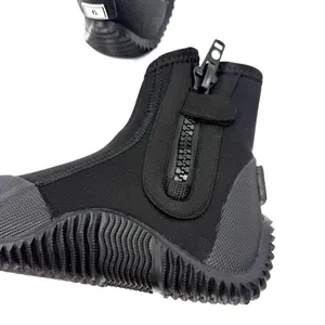 Dive Boots Unisex 5MM Neoprene Water Dive Surf Booties Anti-Slip Sole Wetsuit Booots thumbnail 6