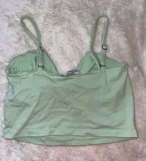 Hollister Green Crop Top thumbnail 2