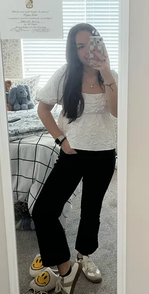 H&M White Blouse thumbnail 4