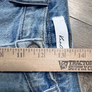 Kancan‎ High Rise Wide Leg Jeans Light Wash Frayed Hem KC7847M Womens 11/29 thumbnail 9