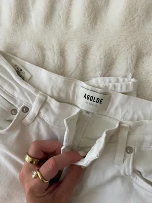 Agolde White Jeans thumbnail 4