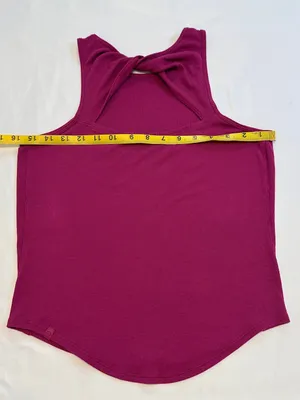 Lululemon Modal Silk Twist-Back Yoga Tank Top – Magenta Purple – 6 thumbnail 9