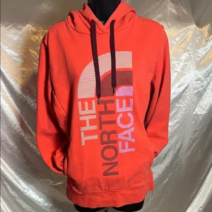 The North Face Men's Bold Orange Hoodie A0428 thumbnail 2
