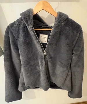 Abercrombie furry soft jacket thumbnail 1