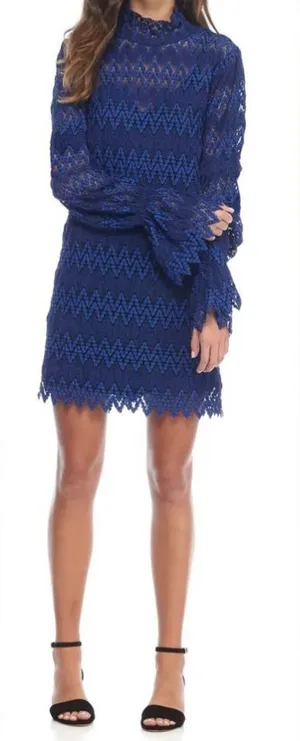 Free People Simone Mock Neck Mini Dress - NWT- Size S thumbnail 1