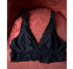 Aerie Chic Navy Lace Bralette size Medium thumbnail 1