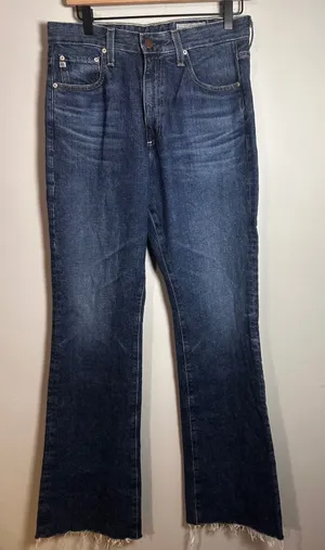 AG Adriano Goldschmied Alexxis Boot High Rise Vintage Fit Jeans Dark‎ Wash 29 thumbnail 1