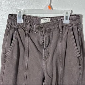 Cotton On Women Seam Wide Leg Dark Brown‎ Baggy Jeans Size 26 thumbnail 5