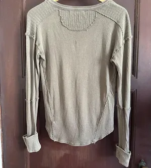 Free People | We the Free Studded Neck Cuff Henley | Size Small thumbnail 2