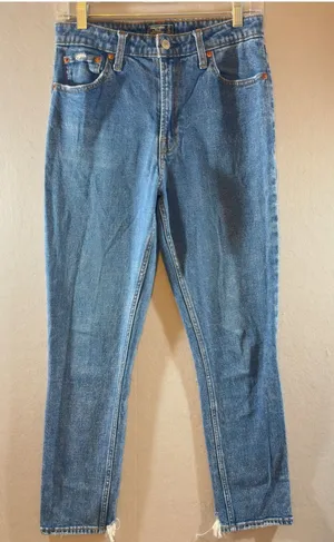 569 | Abercrombie & Fitch‎ Simone Womens 27 4R High Rise Slim Jeans Blue thumbnail 1