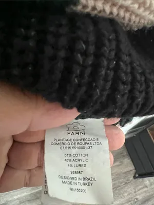 Farm Rio by Anthropologie striped sweater, size xxs ®️ thumbnail 9