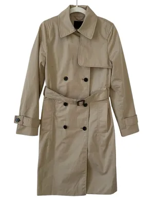 Banana Republic Essential Trench Coat Golden Beige Size Small Water Resistant thumbnail 1