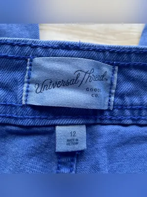 Universal Thread high waist sailor wide leg indigo blue denim jeans fall winter thumbnail 2