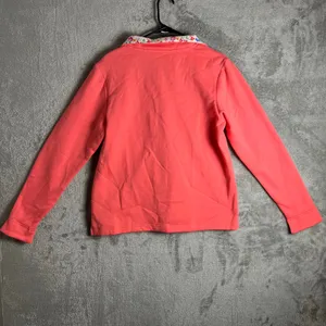 Lighthouse Women’s Coral‎ Long Sleeve Button Snap Pullover Size 6 New Pink thumbnail 5