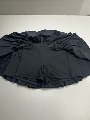Goldhinge Black Pleated Tennis Skirt Skort Athletic Athleisure Womens Large thumbnail 9