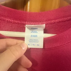 The Hamptons Tennis Pink Fleece Vintage Style Oversized Crewneck Sweatshirt XL thumbnail 6