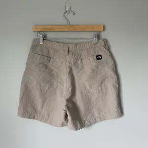 The North Face Vtg. Cargo Hiking Outdoor Shorts Gorpcore Tan Quick Dry Size 12 thumbnail 2