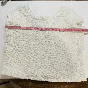 Maeve Anthropologie Textured Bubble Knit Crop Top XL Boho Cottagecore thumbnail 5