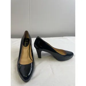 Cole Haan Women's Black Patent Leather Shoes/Heels 3.25" Size 8B SKU 2971 thumbnail 3