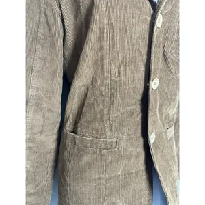 Vintage BOSS Hugo‎ Boss Corduroy Blazer Brown Ribbed Velvet Jacket Sz S thumbnail 2