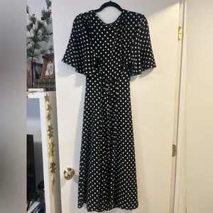 ASOS Design Polka Dot Maxi Dress thumbnail 3