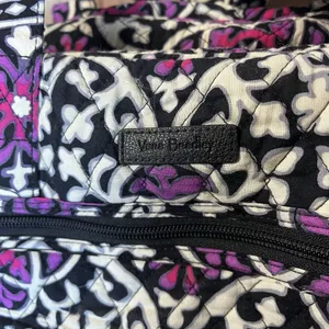 Vera Bradley Grand Traveler Quilted Carry On Bag — Purple Medallion Medi… thumbnail 6