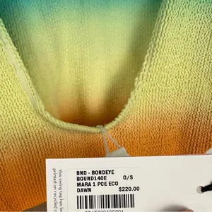 Bond-Eye Mara Tie Dye Square Neck One Piece Swimsuit One Size thumbnail 9