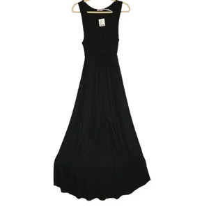 KIMCHI BLUE Hi Low Maxi Dress Women XS Black Party Resort Whimsygoth Boho NWT thumbnail 2