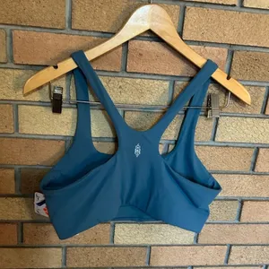 NWT Free People Movement Never Better Square Neck Sports Bra Misty Blue Size L thumbnail 7