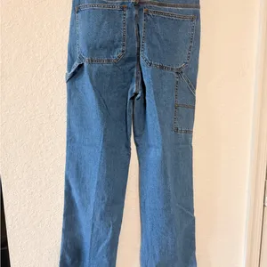 Carpenter 90’s boyfriend Classic Blue Denim Jeans thumbnail 3