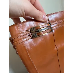 Christian Dior Galliano Y2K Cognac Leather Pointed Toe Knee High Boots 38.5 thumbnail 3