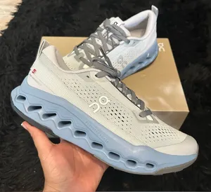 ON CLOUDSURFER Trail glacier dust athletic training running shoes sneakers sz 8 thumbnail 1