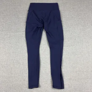 Fabletics Leggings Womens XS Blue Ankle PowerHold Pockets Compression Yoga Pants thumbnail 9