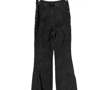 FREE PEOPLE We The Free Florence High Rise Flare Black Jeans thumbnail 9
