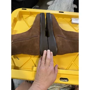 Aquatalia Maryann Ankle Boot Brown Suede Size 9.5 Made In Italy thumbnail 6