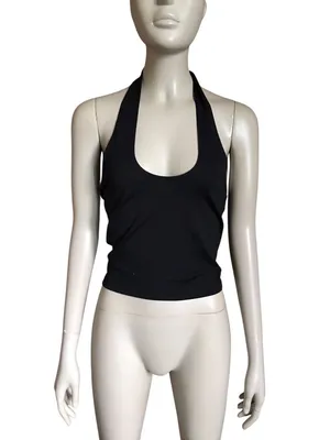 Abercrombie & Fitch Black Halter Neck Tank Top thumbnail 2