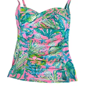 Lilly Pulitzer Mandevilla Baby Hip Nautic Bec Tankini Size 0 thumbnail 6