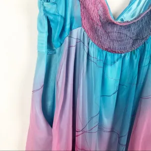 Y2K Fairy Pastel Whimsical Midi Babydoll Dress Womens Medium Event Romantic thumbnail 12