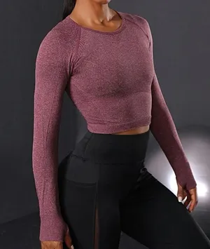 SheIn Raglan Sleeve Sports Tee & Thumb Hole thumbnail 1