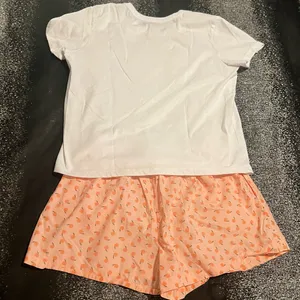 Womens large Better Together Sweet like a Peach pajama set-shirt/shorts set thumbnail 2