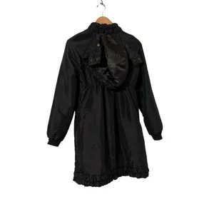 ANNA SUI For Target Y2K Vintage Black Puffer Jacket Coat Hoodie thumbnail 7
