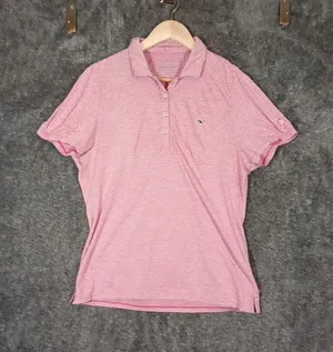 Vineyard Vines Womens Performance Short Sleeve Golf Polo Outdoors Size Medium thumbnail 1