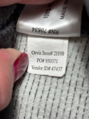 Orvis Women’s S Gray Black Full Zip Performance Fleece Jacket thumbnail 7