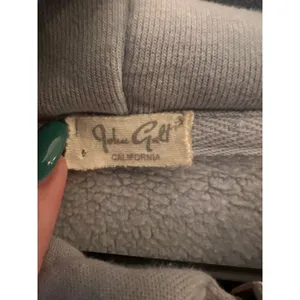 John Galt Christy Brandy Melville Oversized Full Zip Hoodie Fleece Pocket thumbnail 2