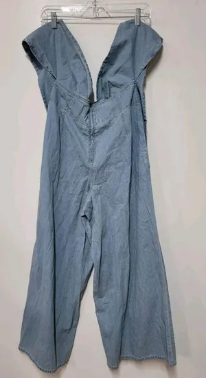 Free People Sasha Convertible Wide Leg Jeans Size S thumbnail 3