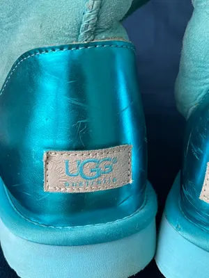 UGG Australia Blue Metallic Sheepskin Boots thumbnail 10