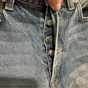 Revice High Rise‎ Distressed Straight Leg Button Up Jeans Women's 27 thumbnail 5