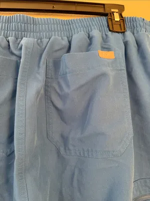 Figs  Blue Drawstring Utility Pants large tall thumbnail 7