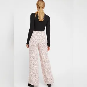 Free People Cherry Pants Easy Peasy Print Wide-Leg 8 thumbnail 3