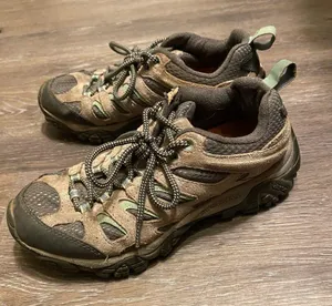 Merrell Drizzle/Mint Low Top Hiking Shoes Size 7 thumbnail 1